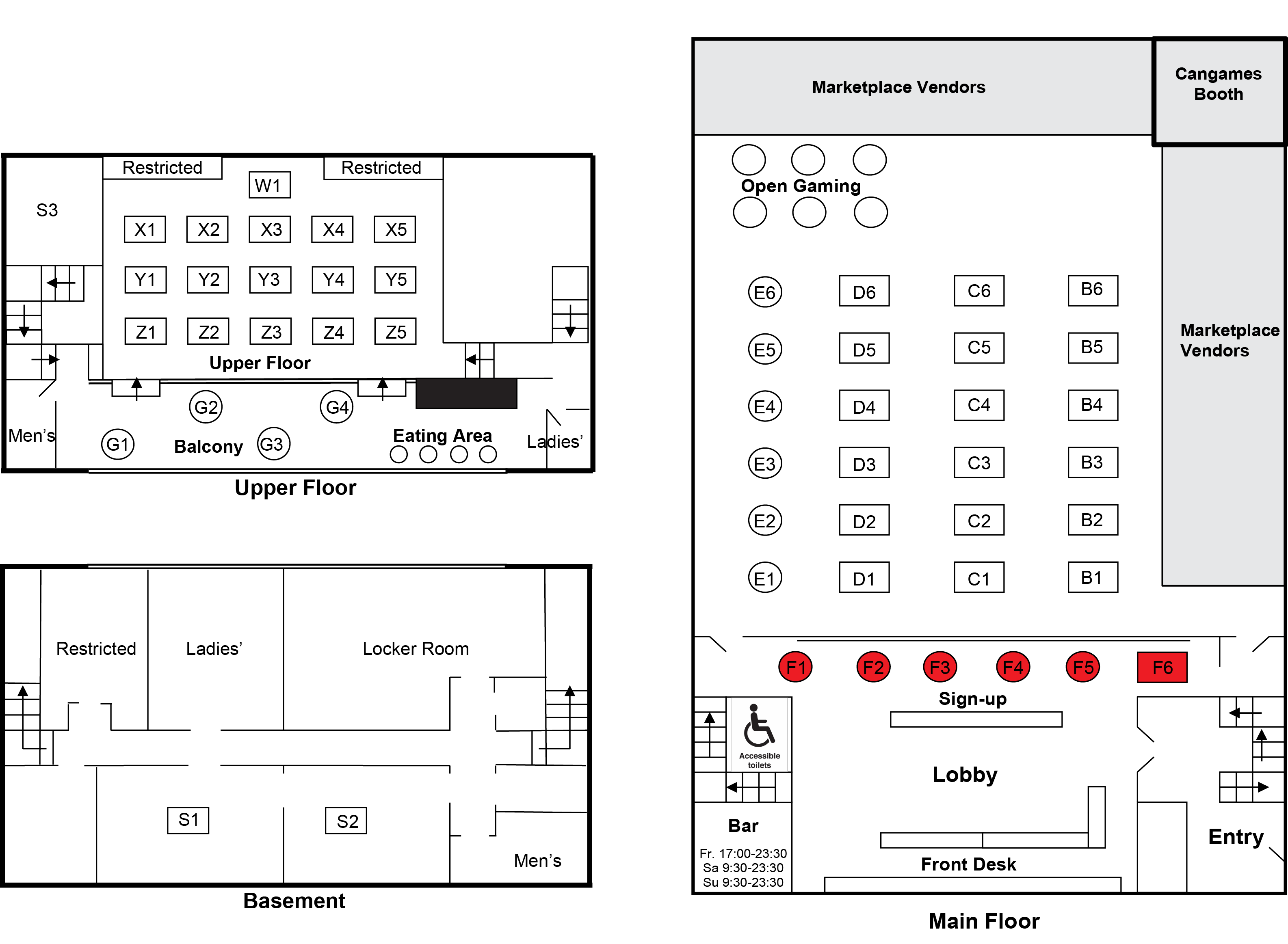 Lobby Windows F CanGames Tabletop Game Convention
